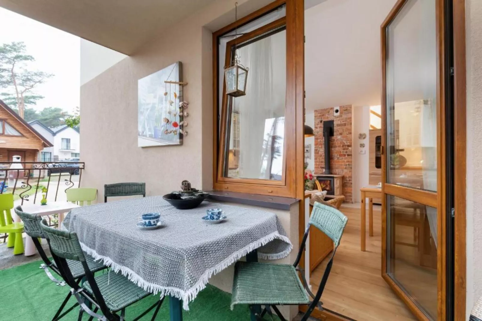 Apartament dla 8 osób Pobierowo-Terrasse / balcon