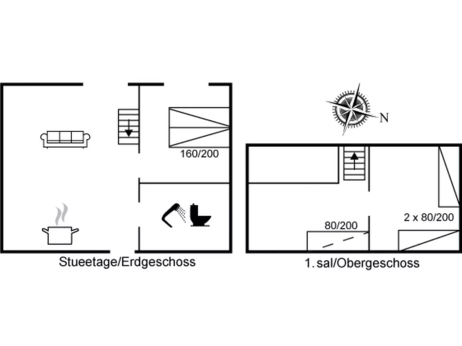 "Helga" - 800m from the sea-Dedans