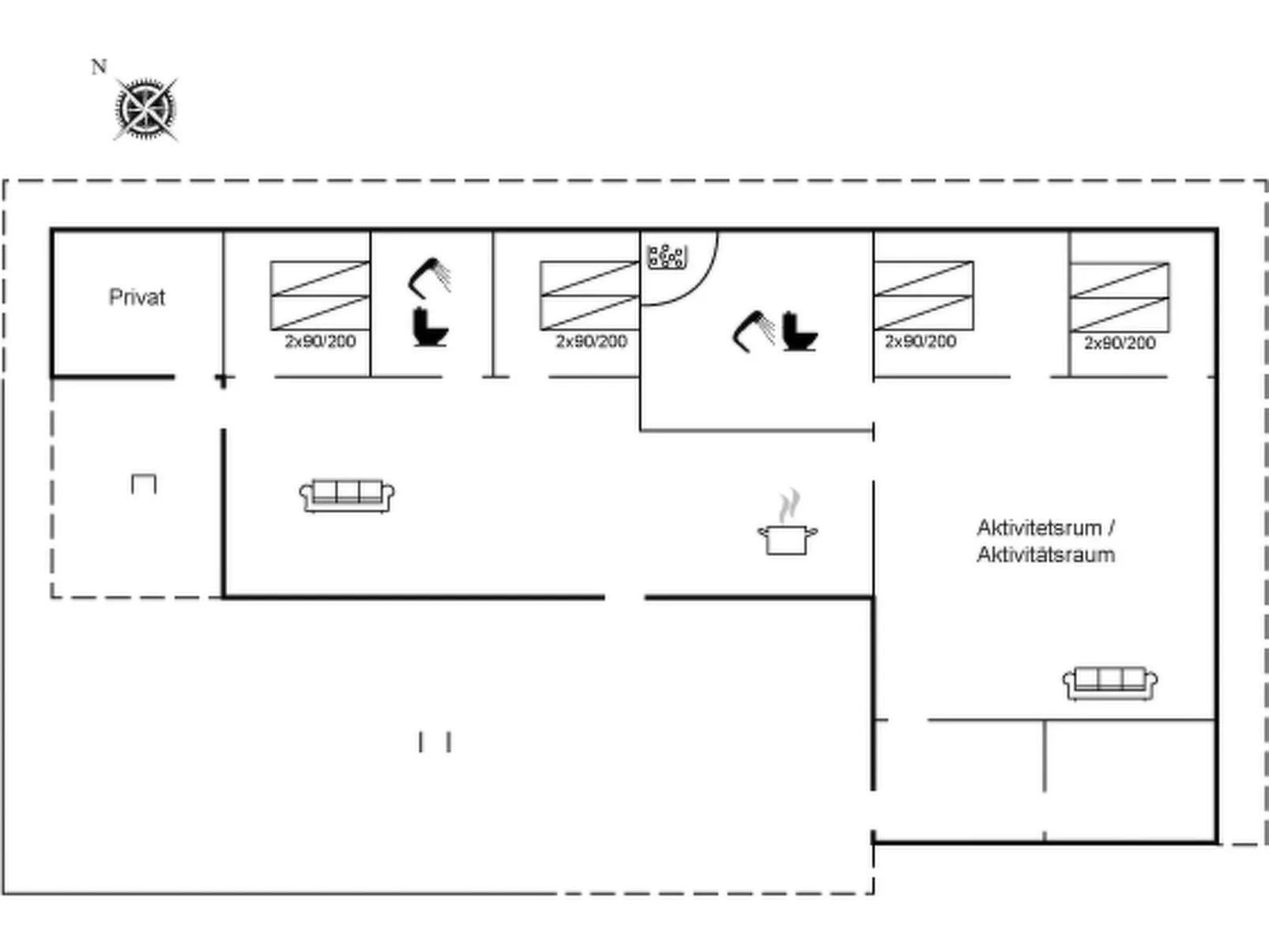 "Jonne" - 200m to the fjord-Drinnen