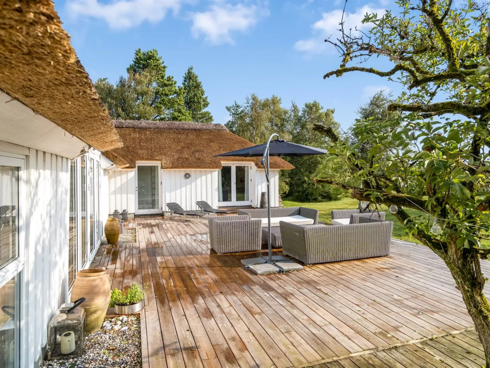 "Verner" - 900m from the sea-Dehors