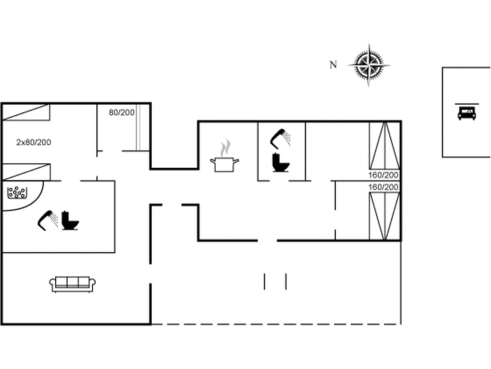 "Ahnandia" - 200m from the sea-Inside