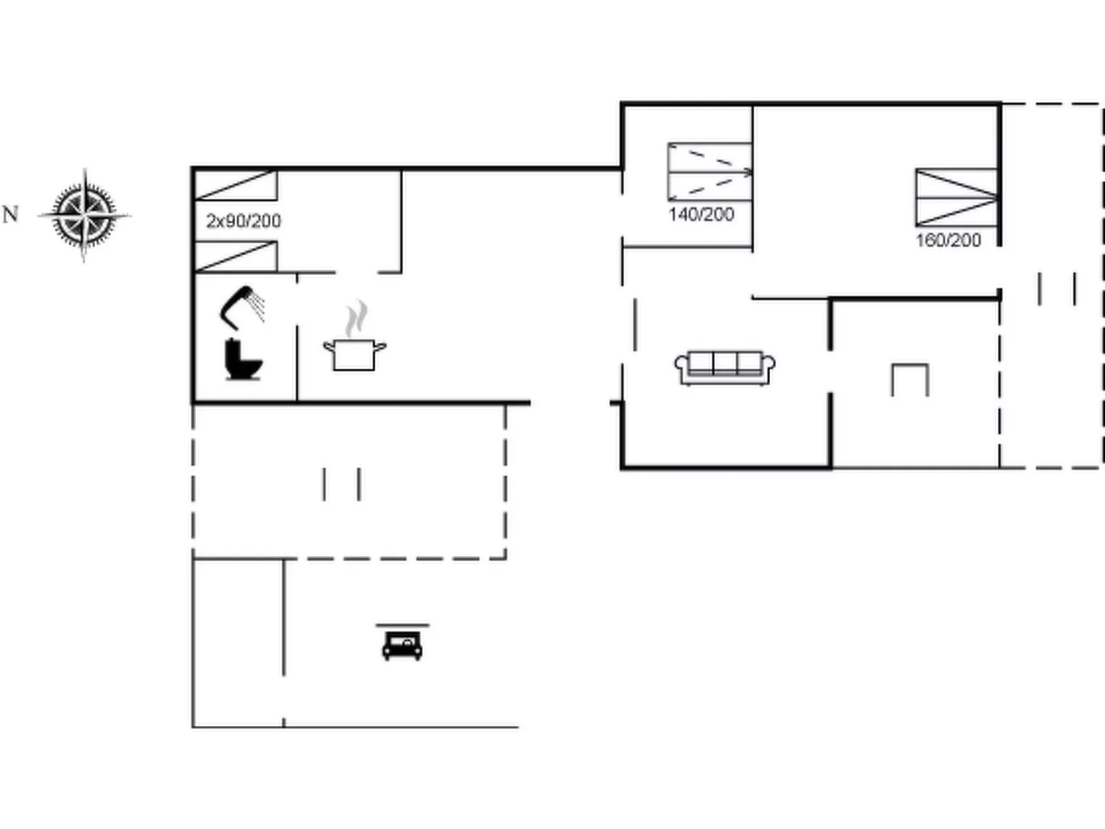 "Aleida" - 400m from the sea-Drinnen