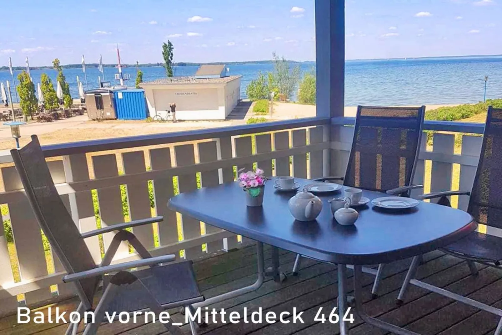 Mitteldeck 464-Terrasse/Balkon