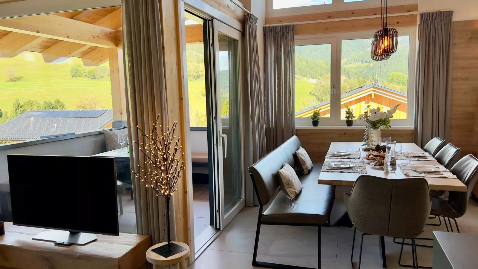 Almchalet Alpenglück-Esszimmer