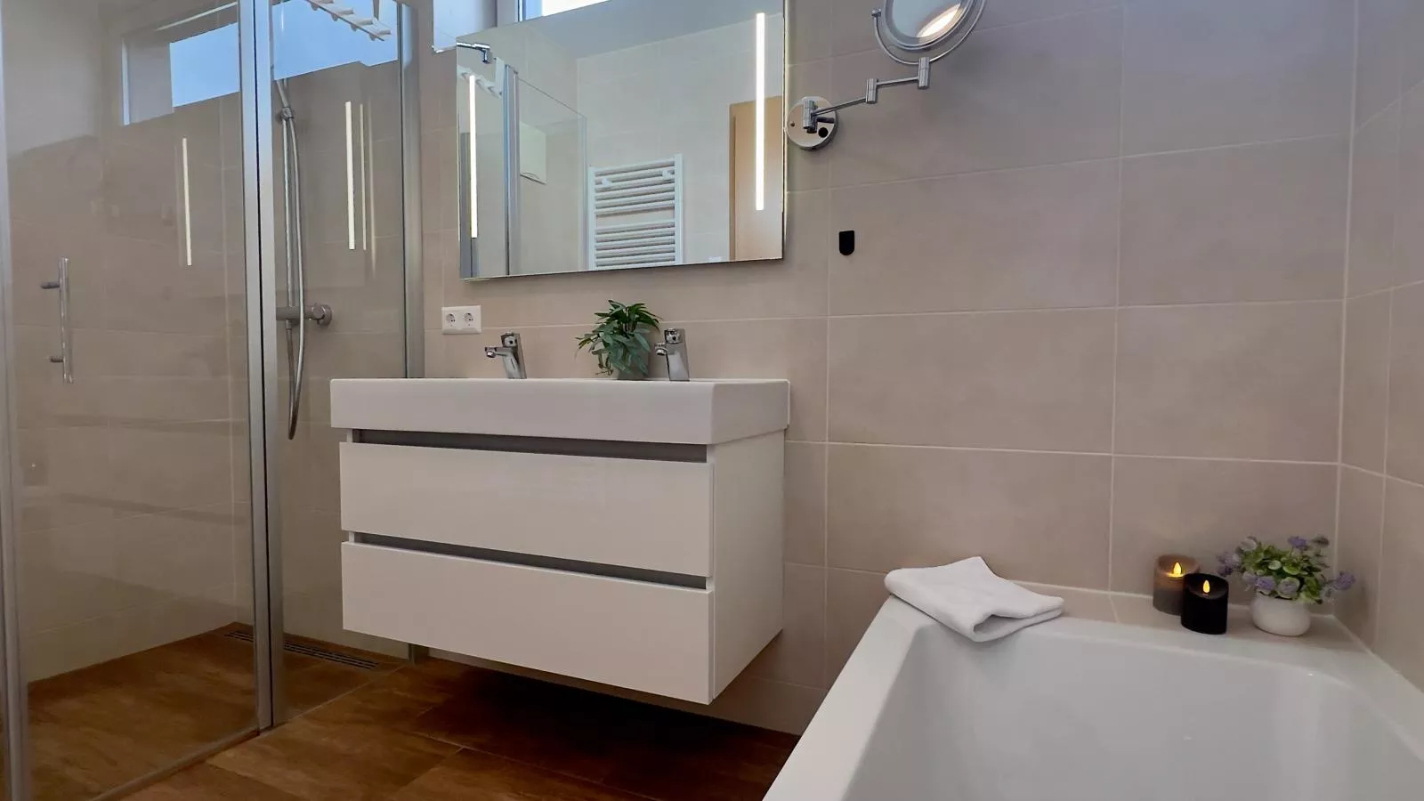 Winzerchalet-Badezimmer