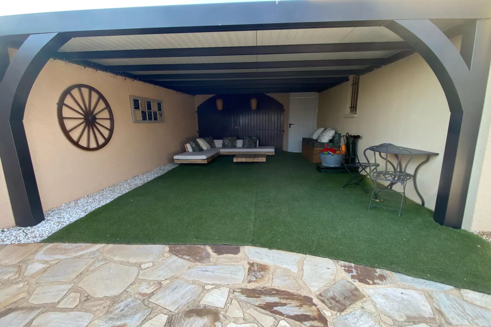 Le Mas d'à côté-Terrasse/Balkon