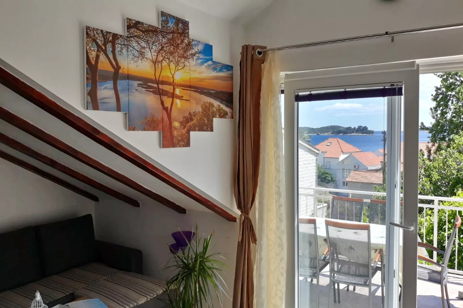 Apartments Clementina Sunrise-Two Bedroom Apartment with Terrace and Sea View (BIG)-Indoor