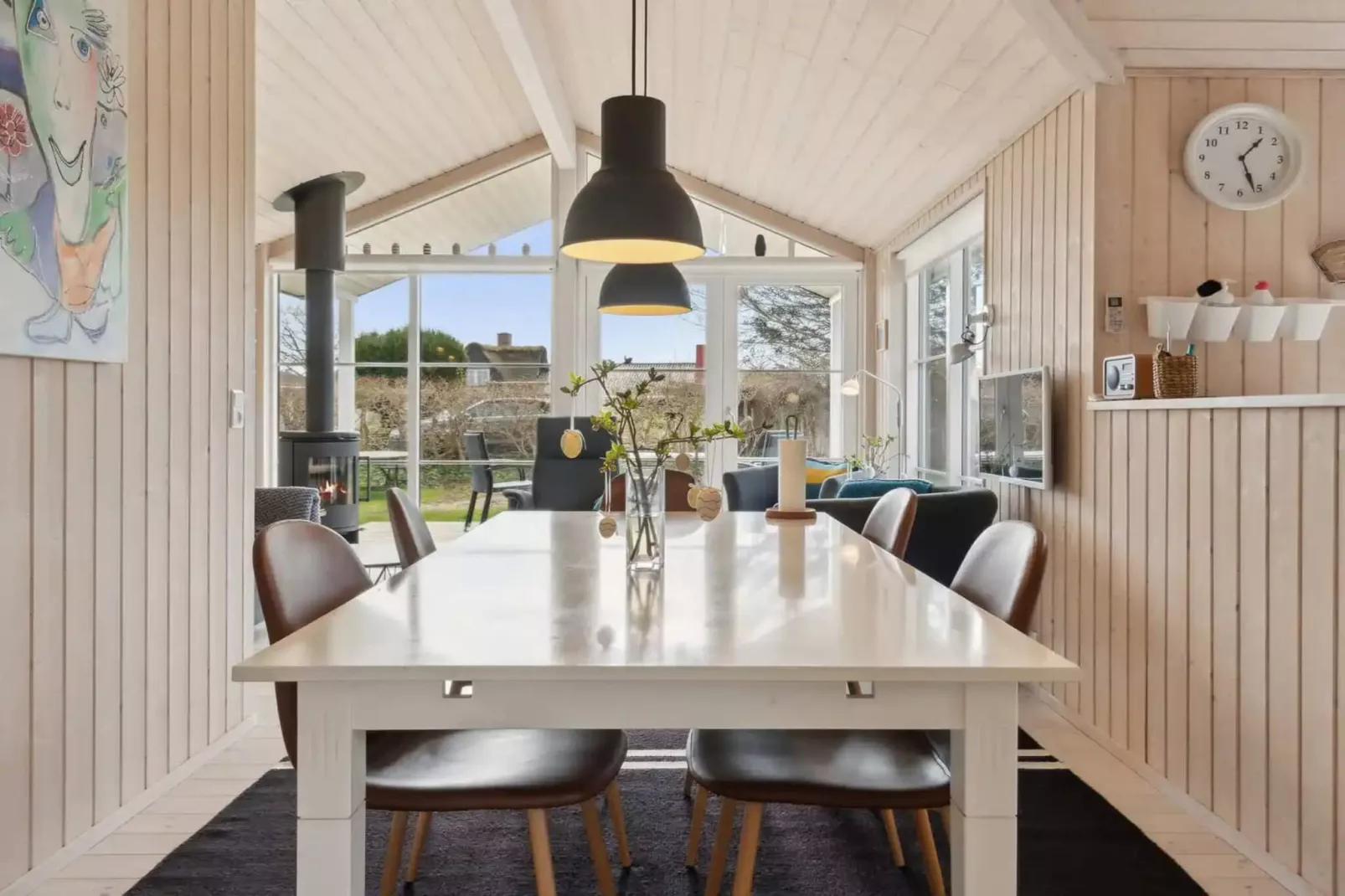 5 Sterne Ferienhaus in Børkop-Innenbereich