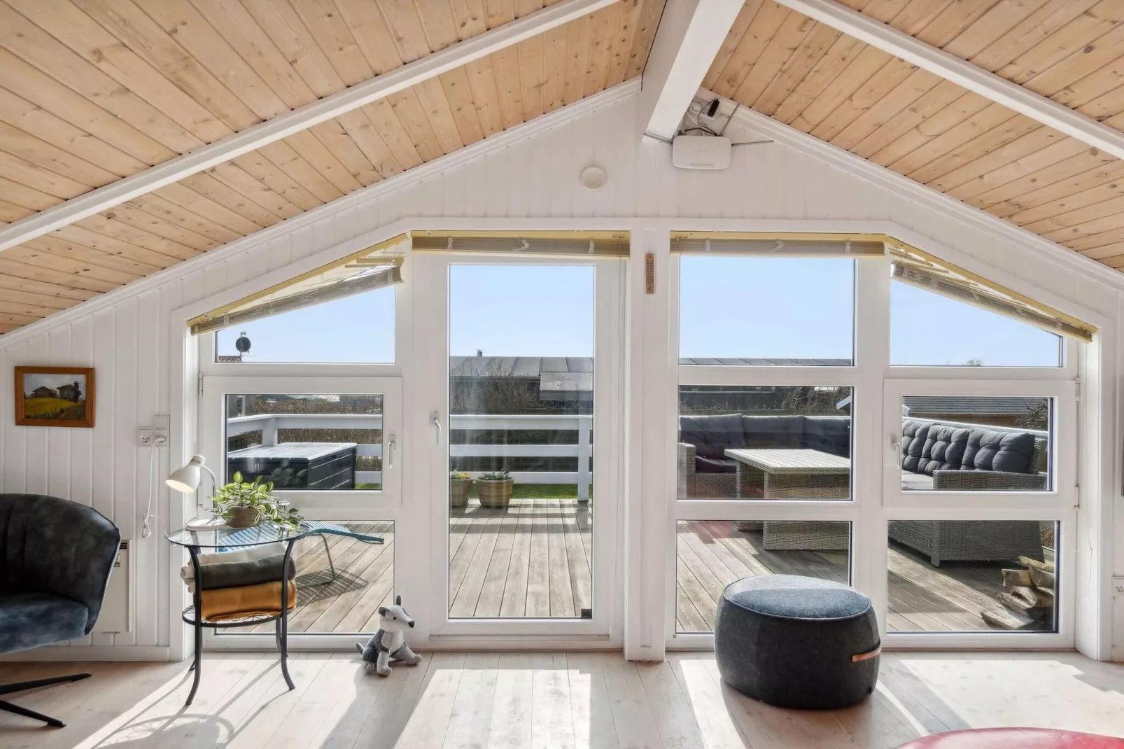 5 Sterne Ferienhaus in Rønde-Innenbereich