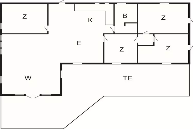 5 star holiday home in Væggerløse-Floor plan