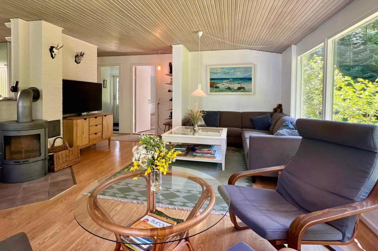 4 Sterne Ferienhaus in Højby-Innenbereich