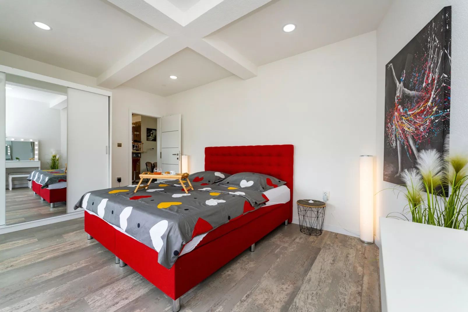 Sea view penthouse Nikita-Schlafzimmer