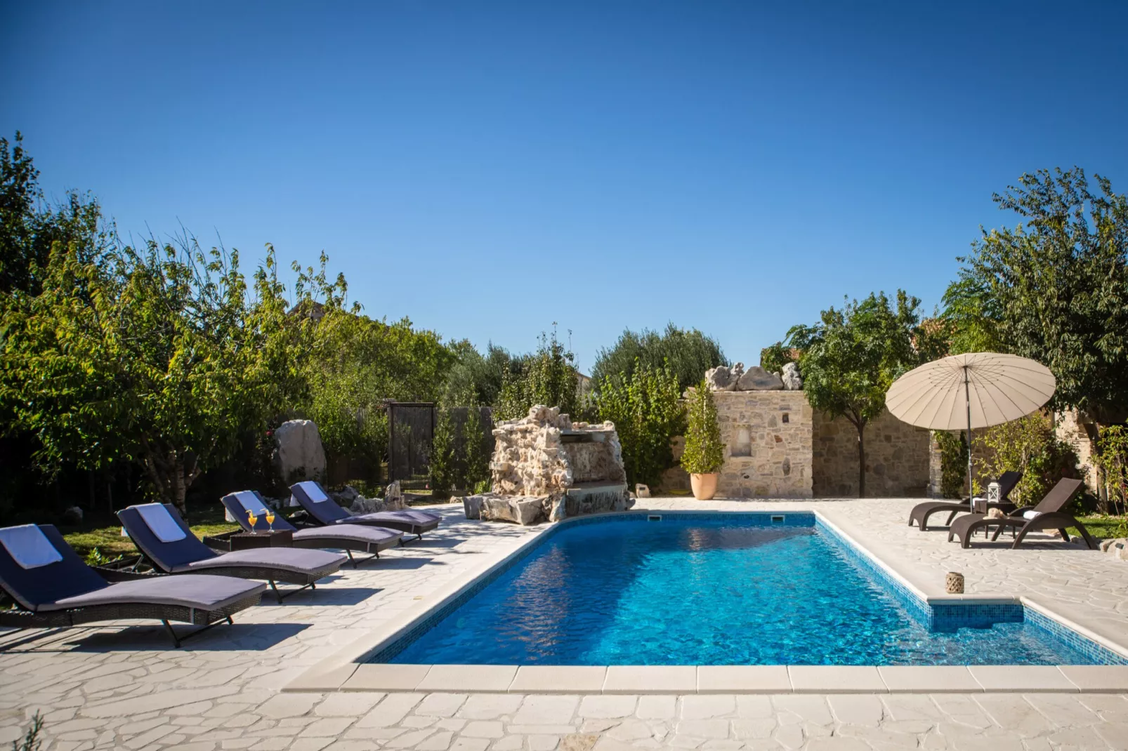 Villa Olea with private heated pool-Piscine