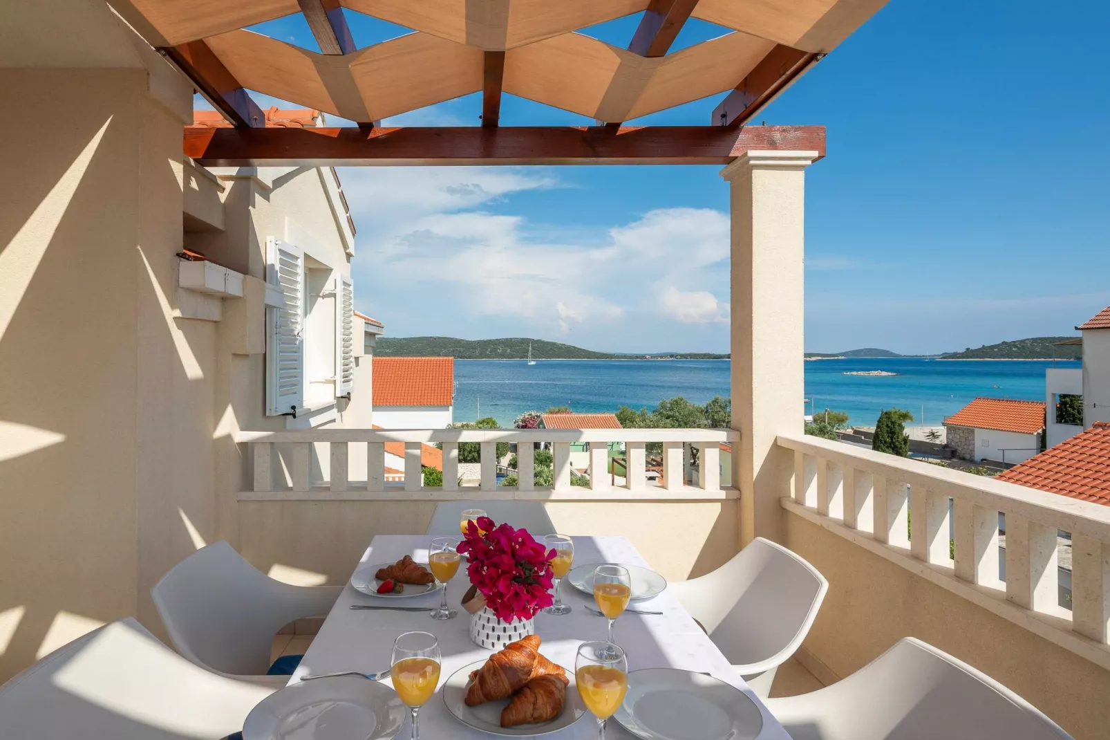 Apartment Bella Vista - Three Bedroom Apartment with Terrace  and Sea View(A6)-Terrace