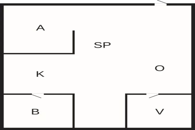 4 person holiday home in Løkken-Floor plan