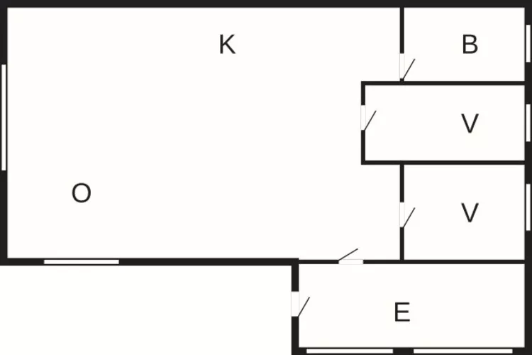 4 person holiday home in Oksbøl-Floor plan