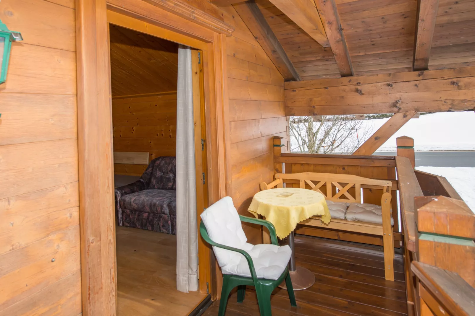 Appartment Holzblockhaus-Terrace balcony