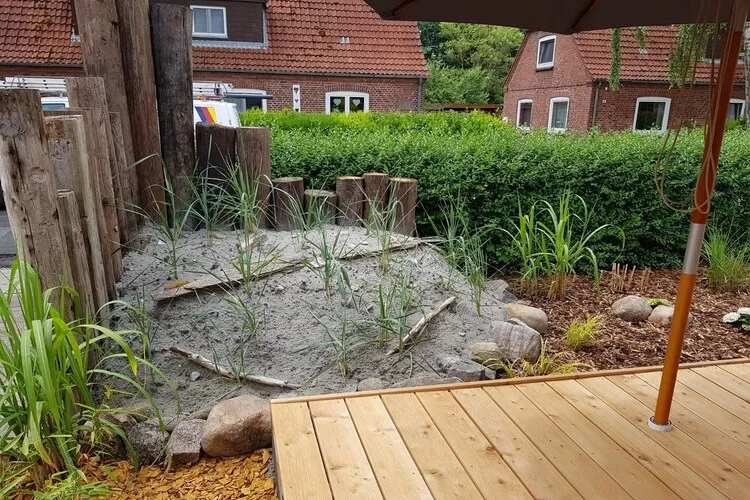 Ferienhus Tönning-Jardins en été