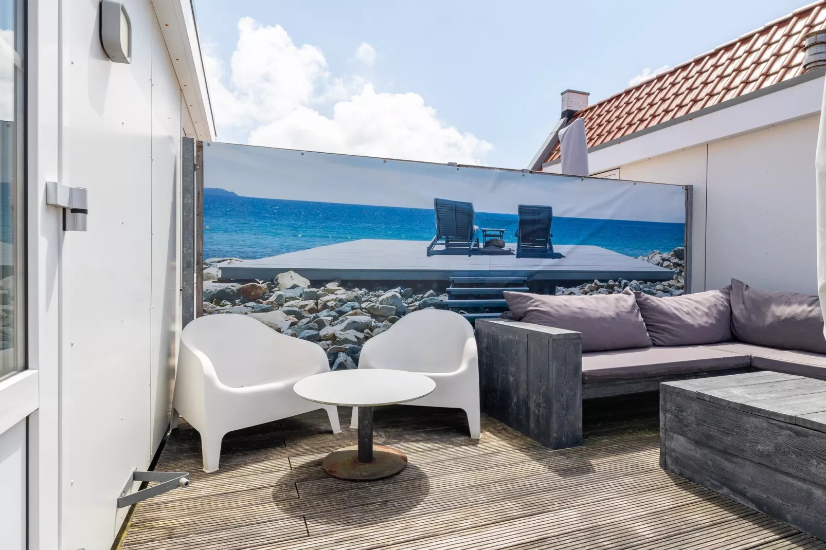 Appartement Kaapduinseweg 13 Dishoek 13D luxe 6p sauna-Terrasse / balcon