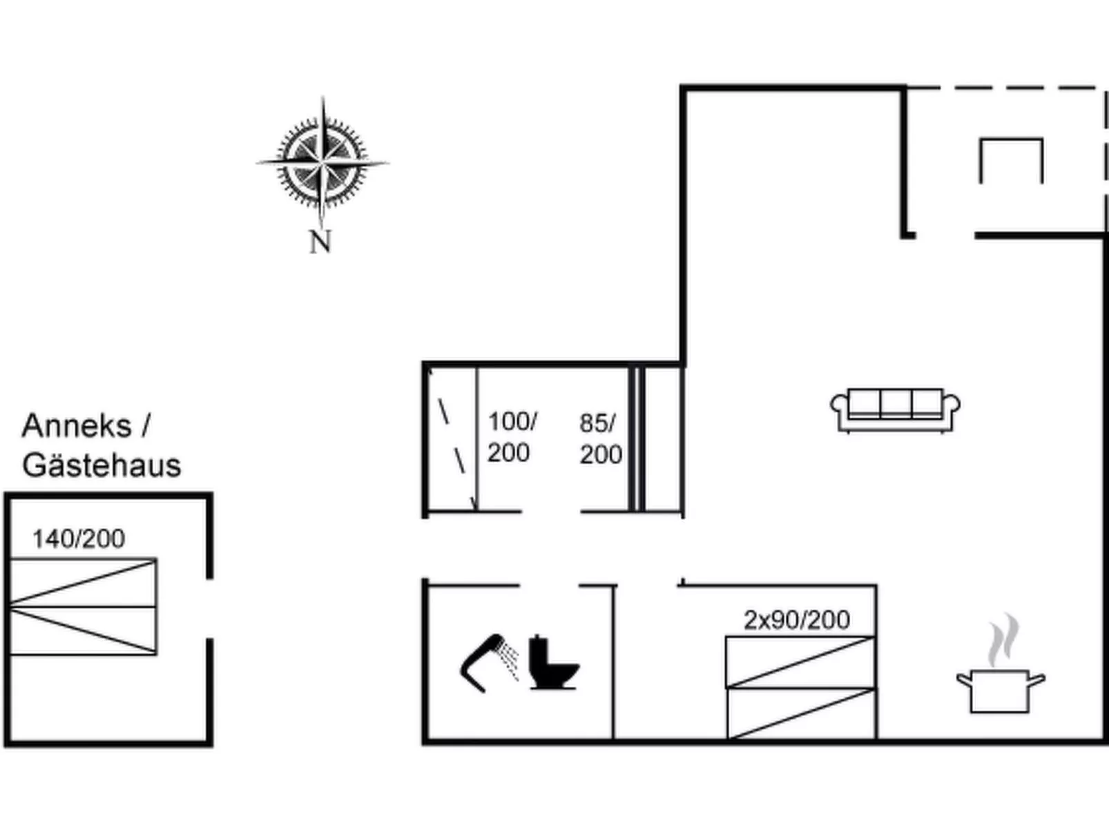 "Jyde" - 1.5km from the sea-Inside