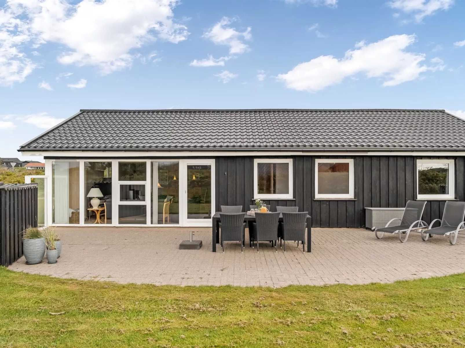 "Raadengaard" - 400m from the sea-Dehors