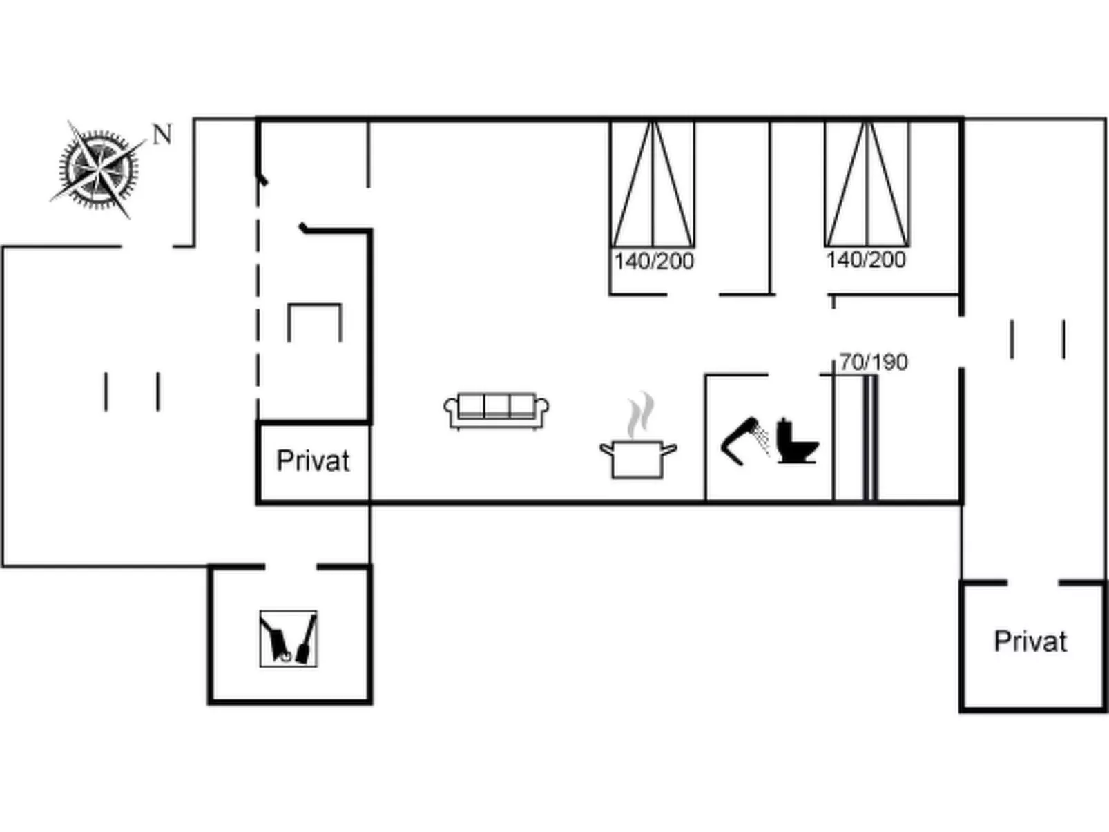 "Olufdine" - 400m from the sea-Inside