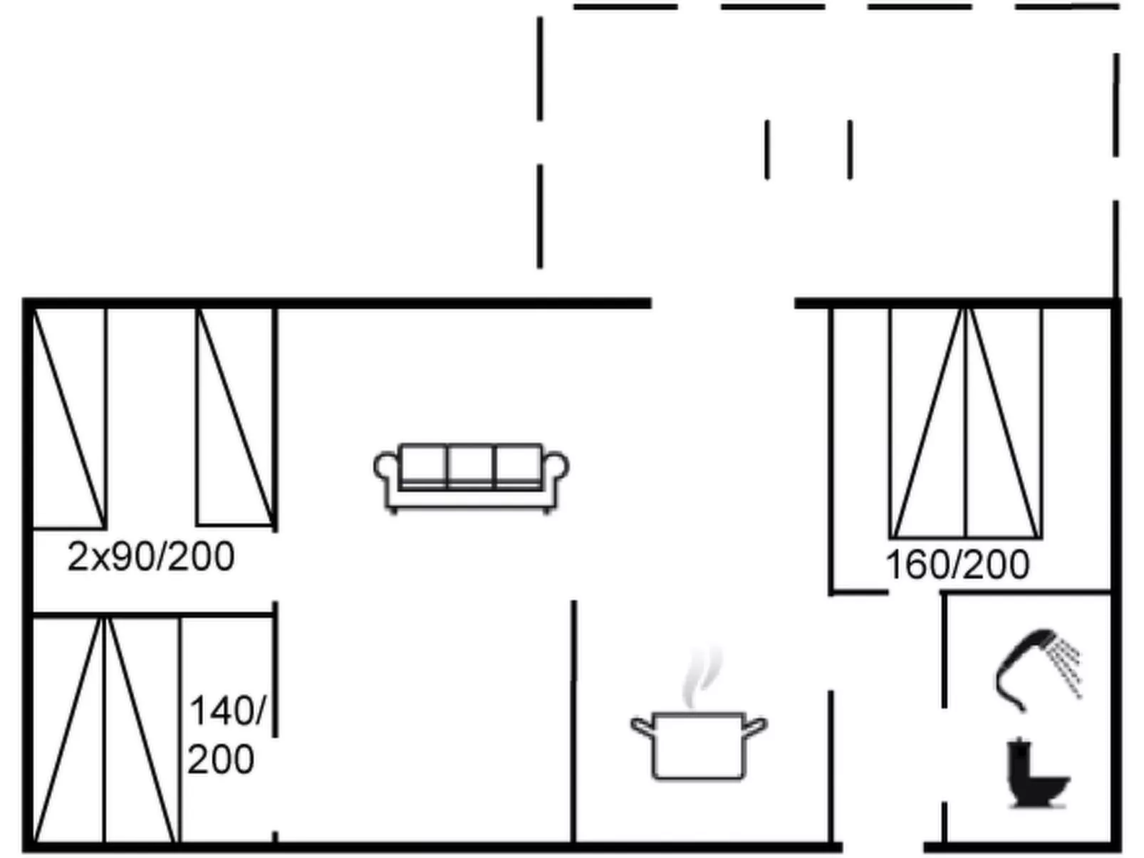 "Georg" - 300m from the sea-Dedans