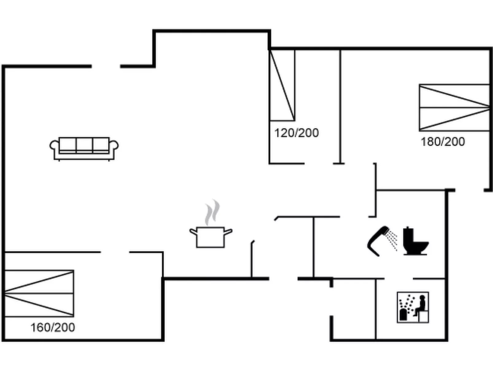 "Lennja" - 300m from the sea-Drinnen