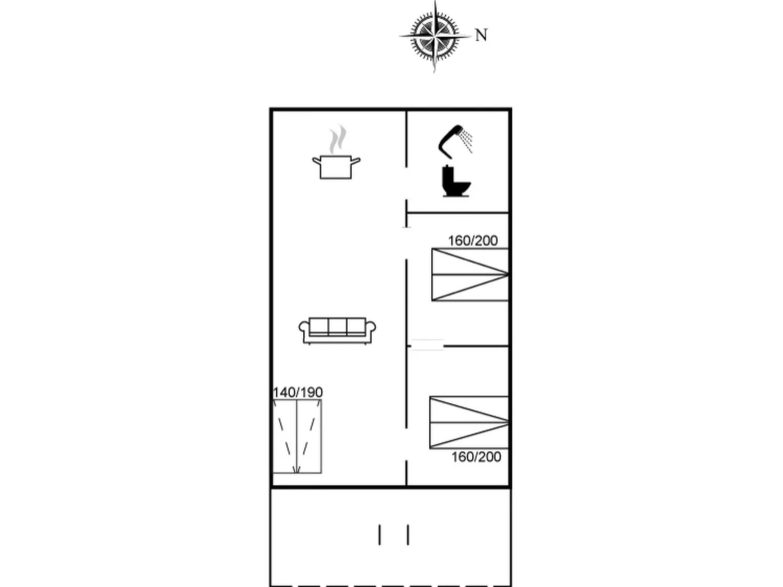 "Frederique" - 400m from the sea-Dedans