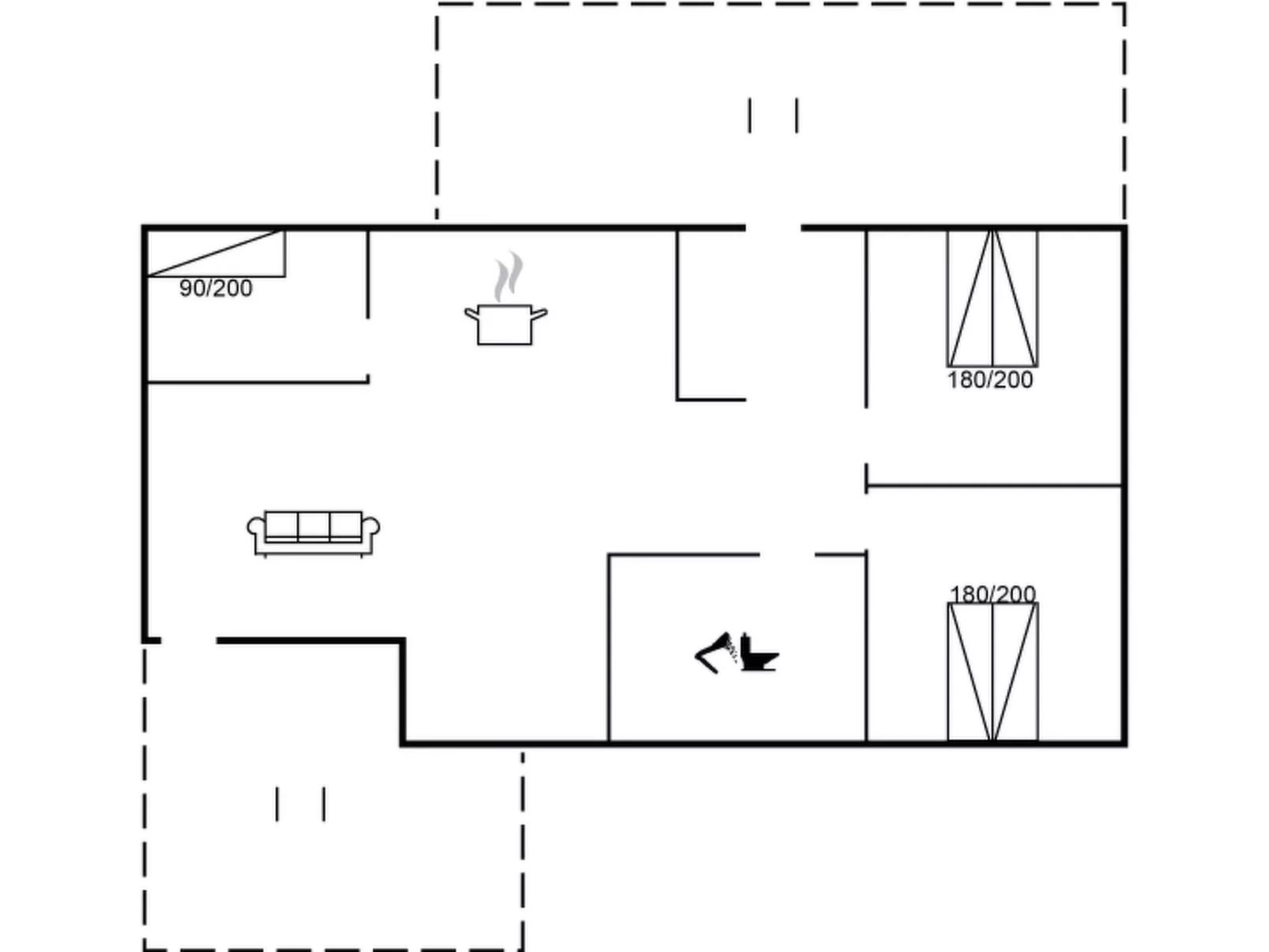 "Fredegæst" - 700m from the sea-Dedans