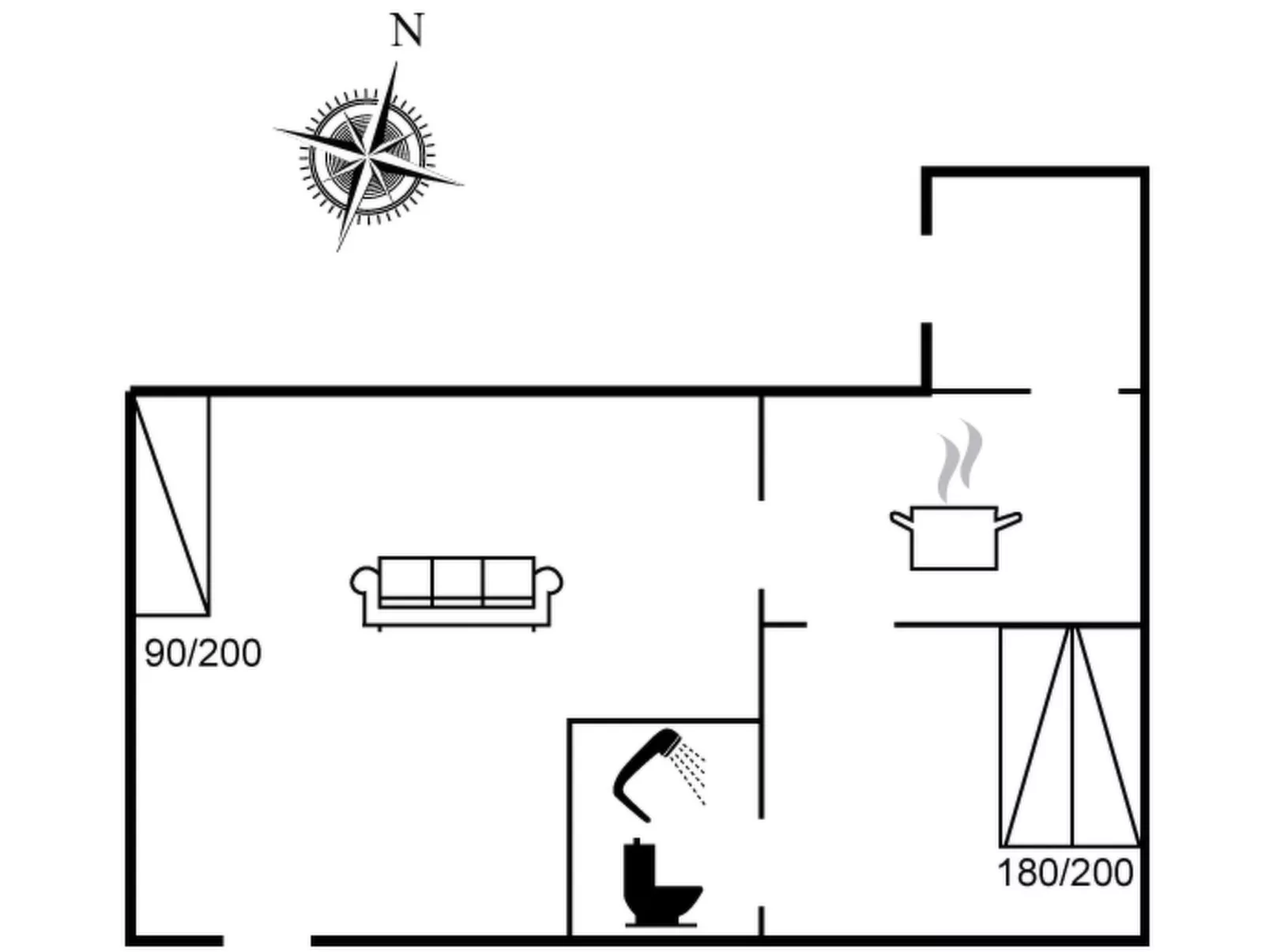 "Helny" - 300m from the sea-Inside