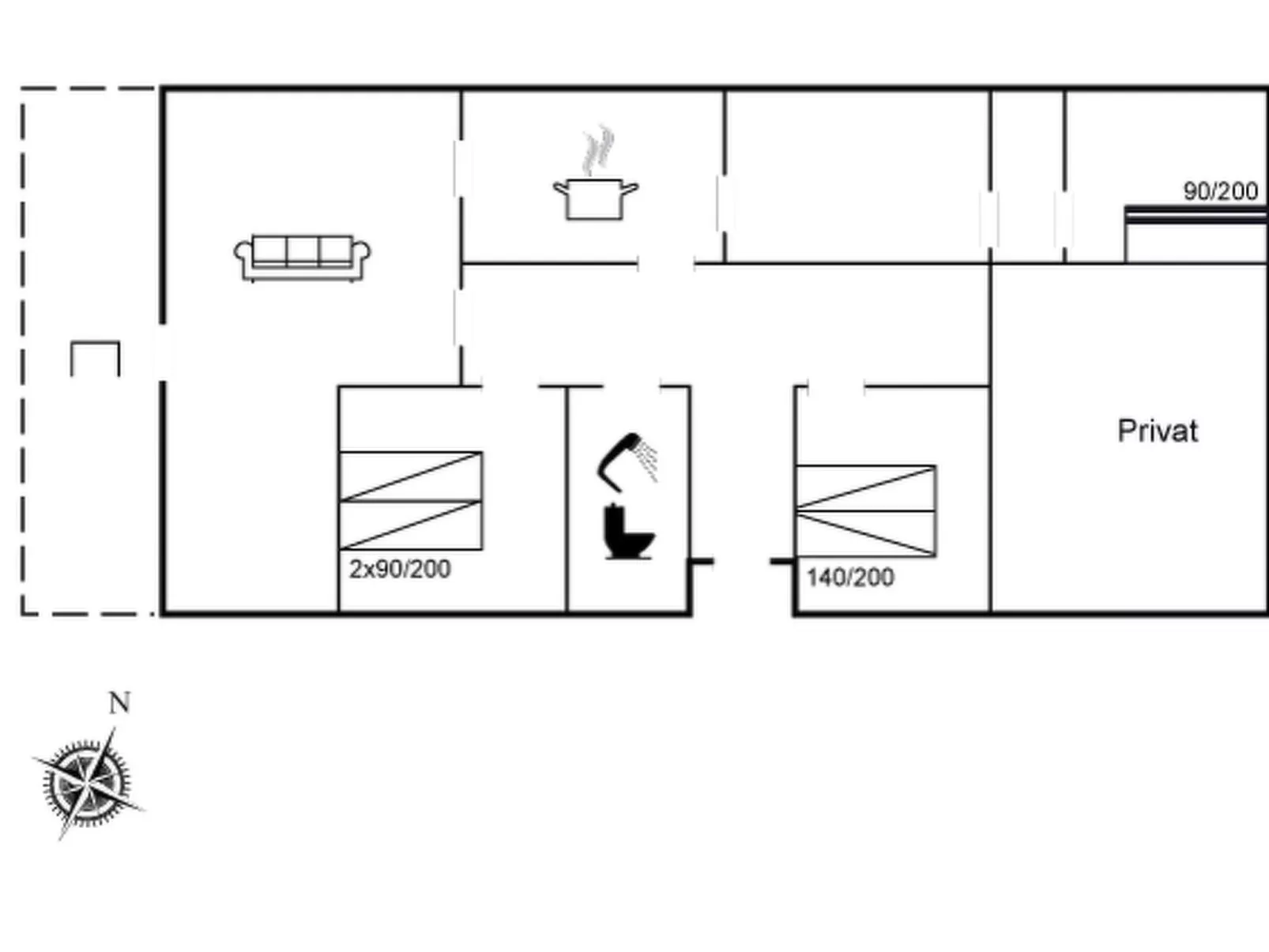 "Slavjanka" - 2km from the sea-Inside