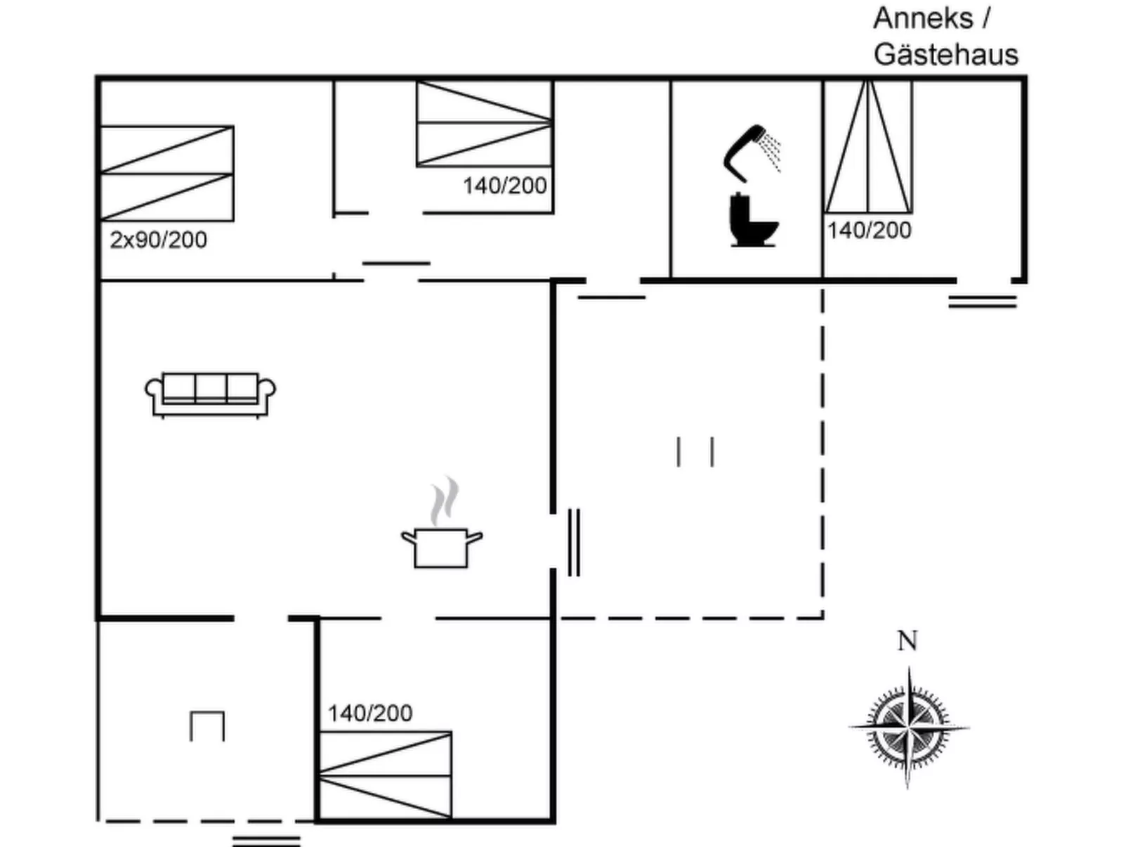 "Frode" - 400m from the sea-Inside