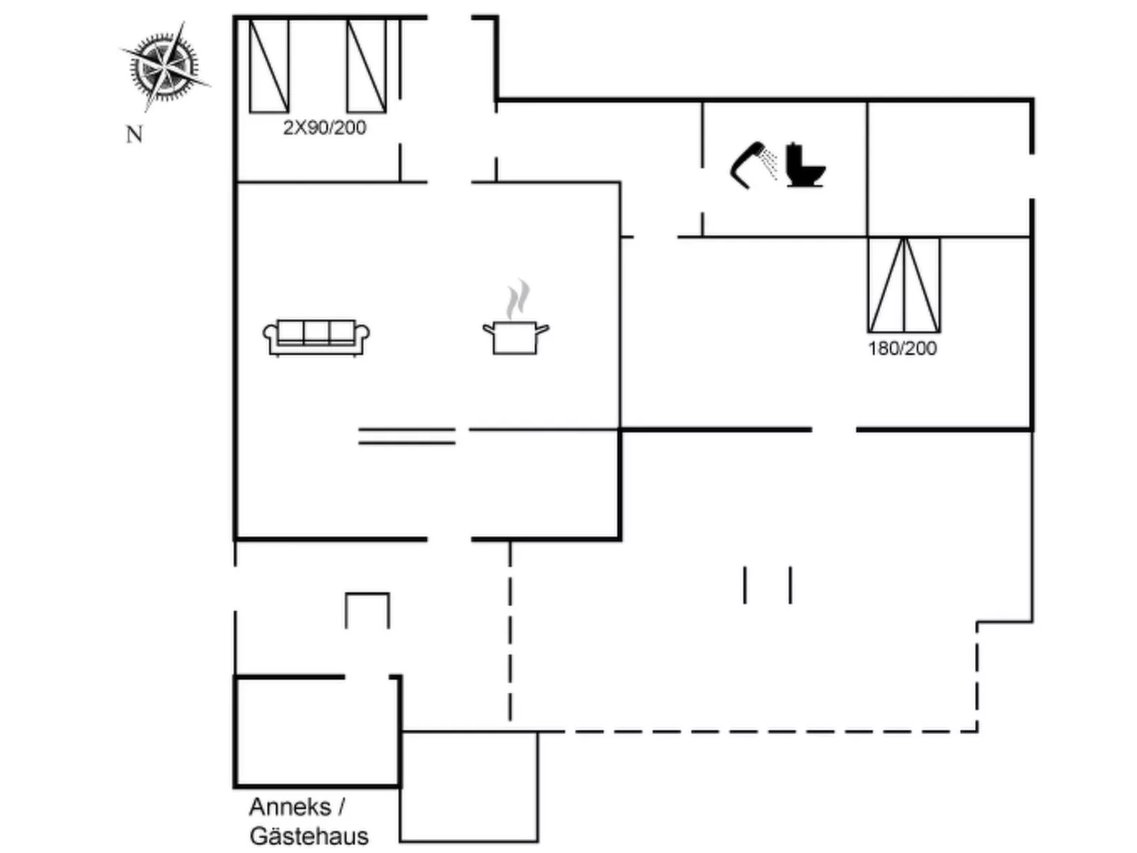 "Dodo" - 500m from the sea-Inside