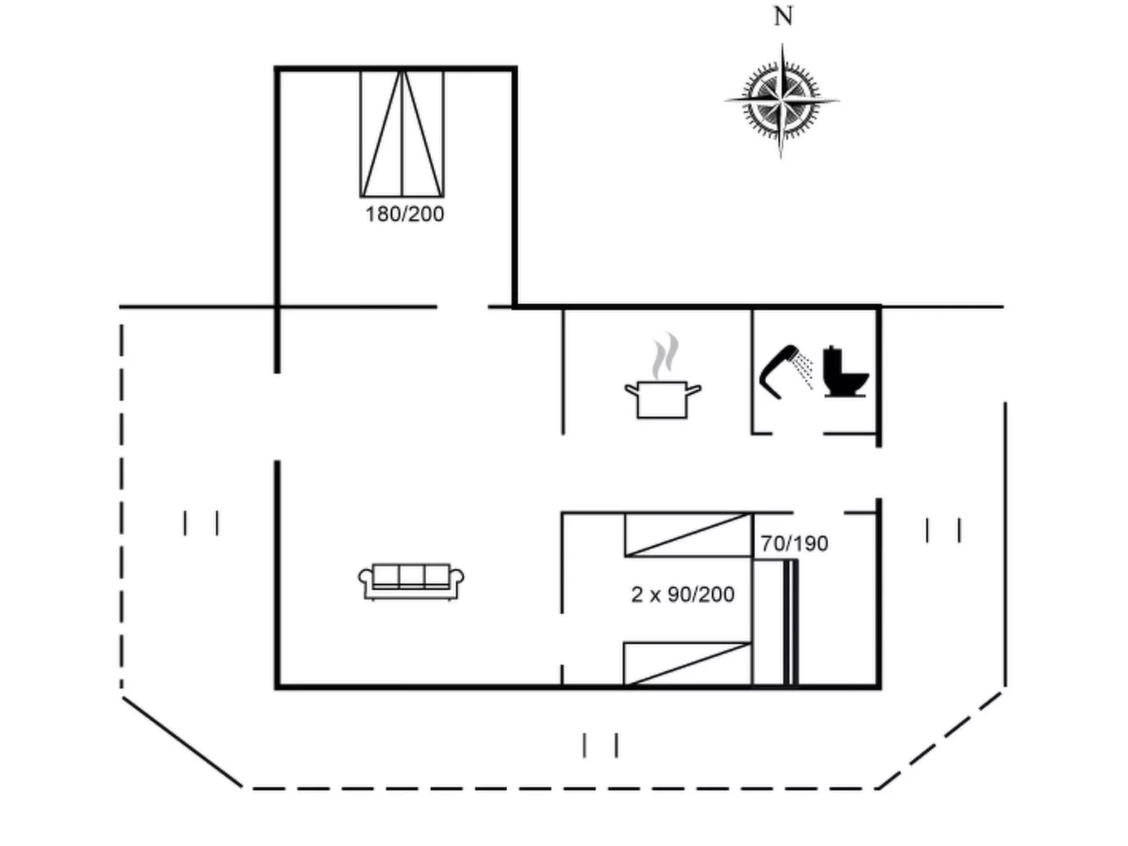 "Arie" - 500m from the sea-Inside