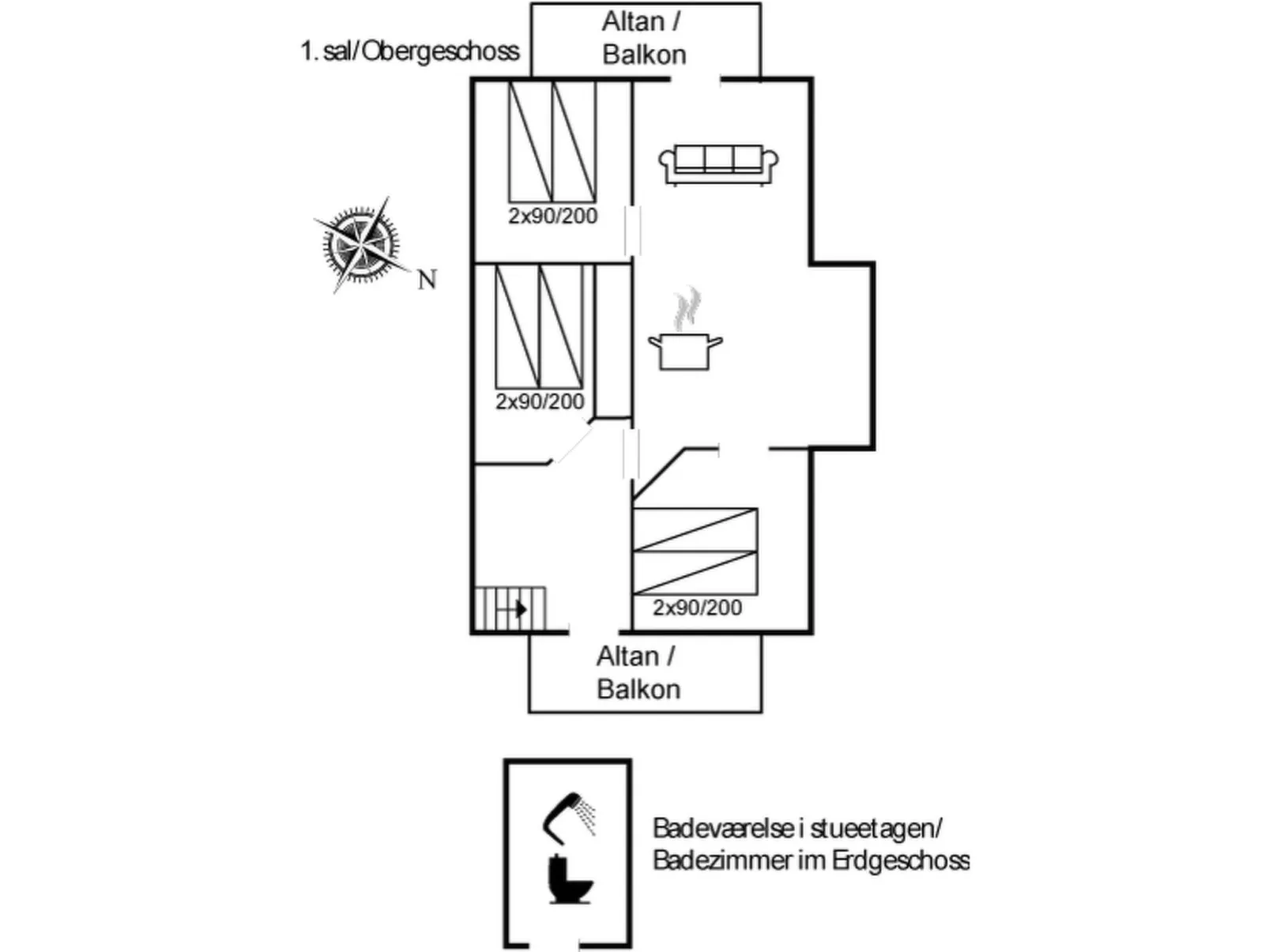 "Liina" - 200m from the sea-Inside