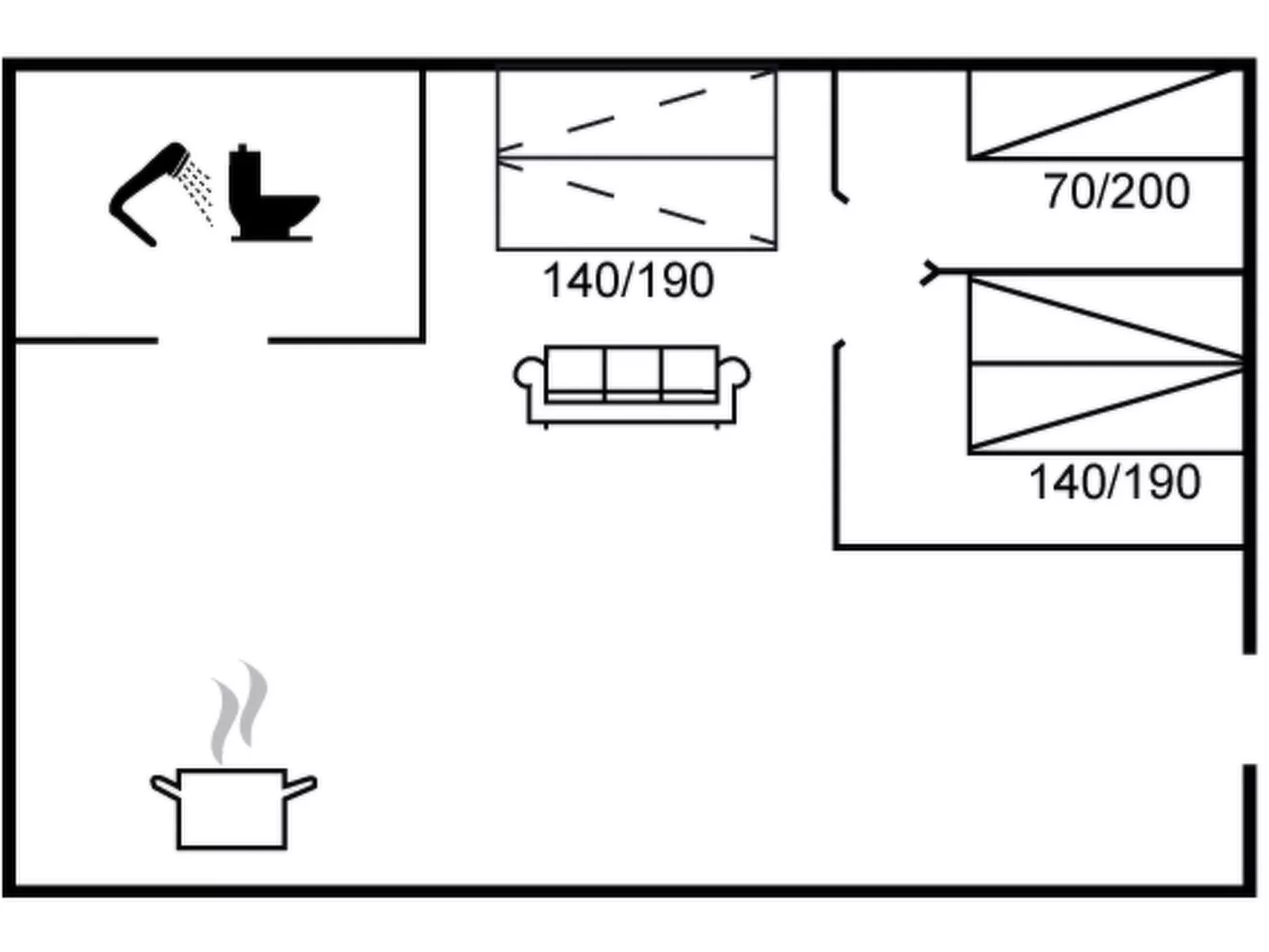 "Thyrne" - 500m from the sea-Dedans