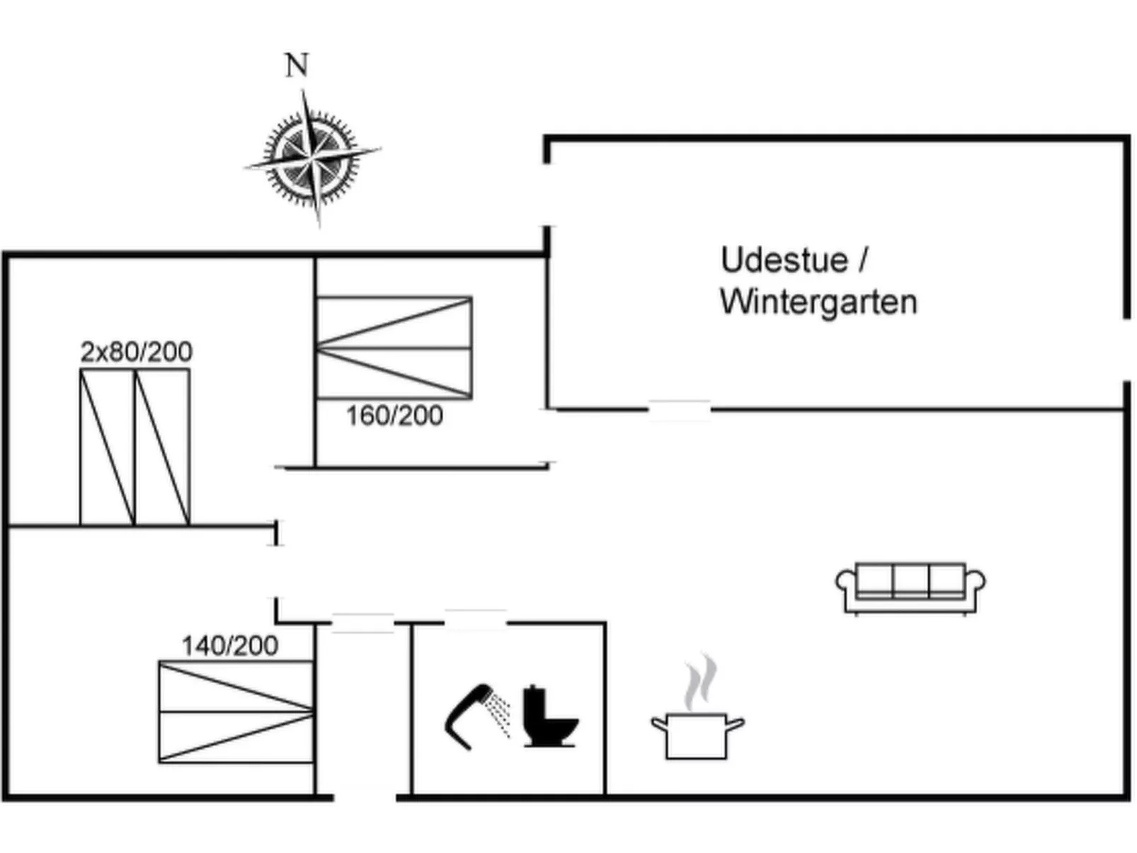 "Meline" - 350m from the sea-Drinnen