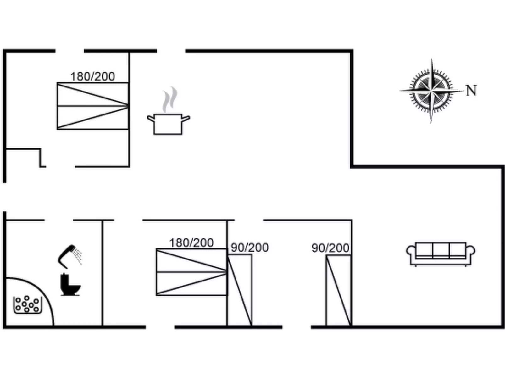 "Fritse" - 1.9km from the sea-Drinnen