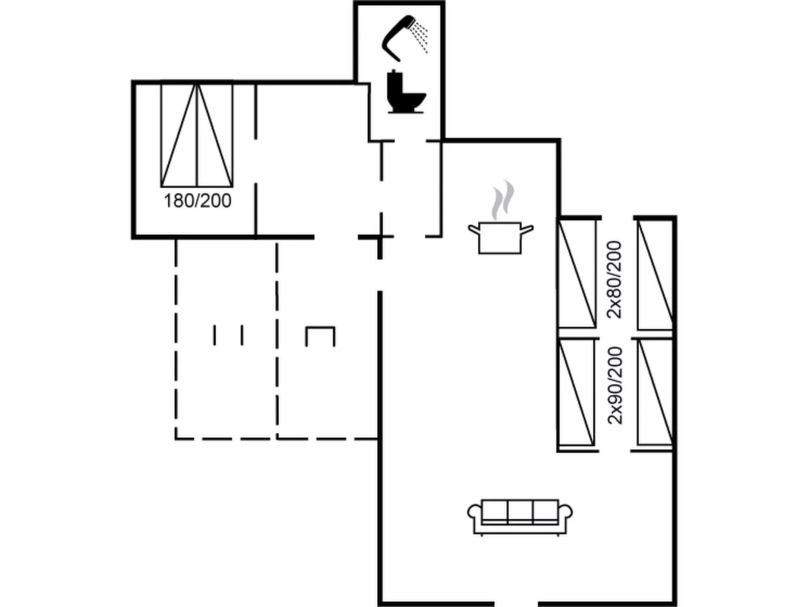 "Borica" - 100m from the sea-Inside
