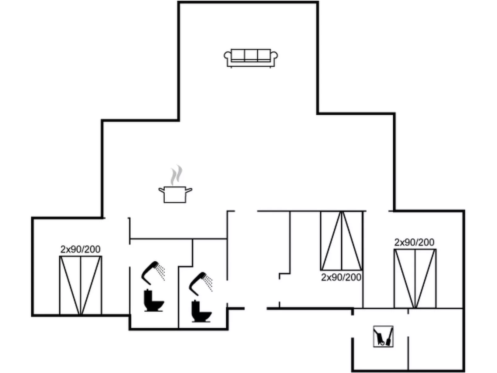 "Danila" - 600m from the sea-Dedans