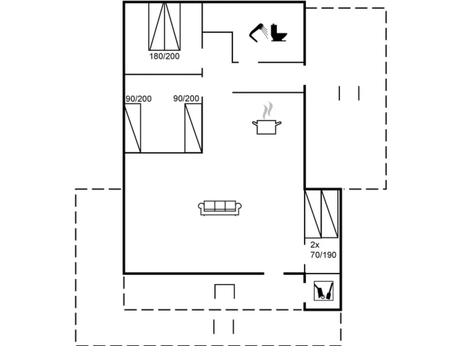 "Thenna" - 200m from the sea-Inside