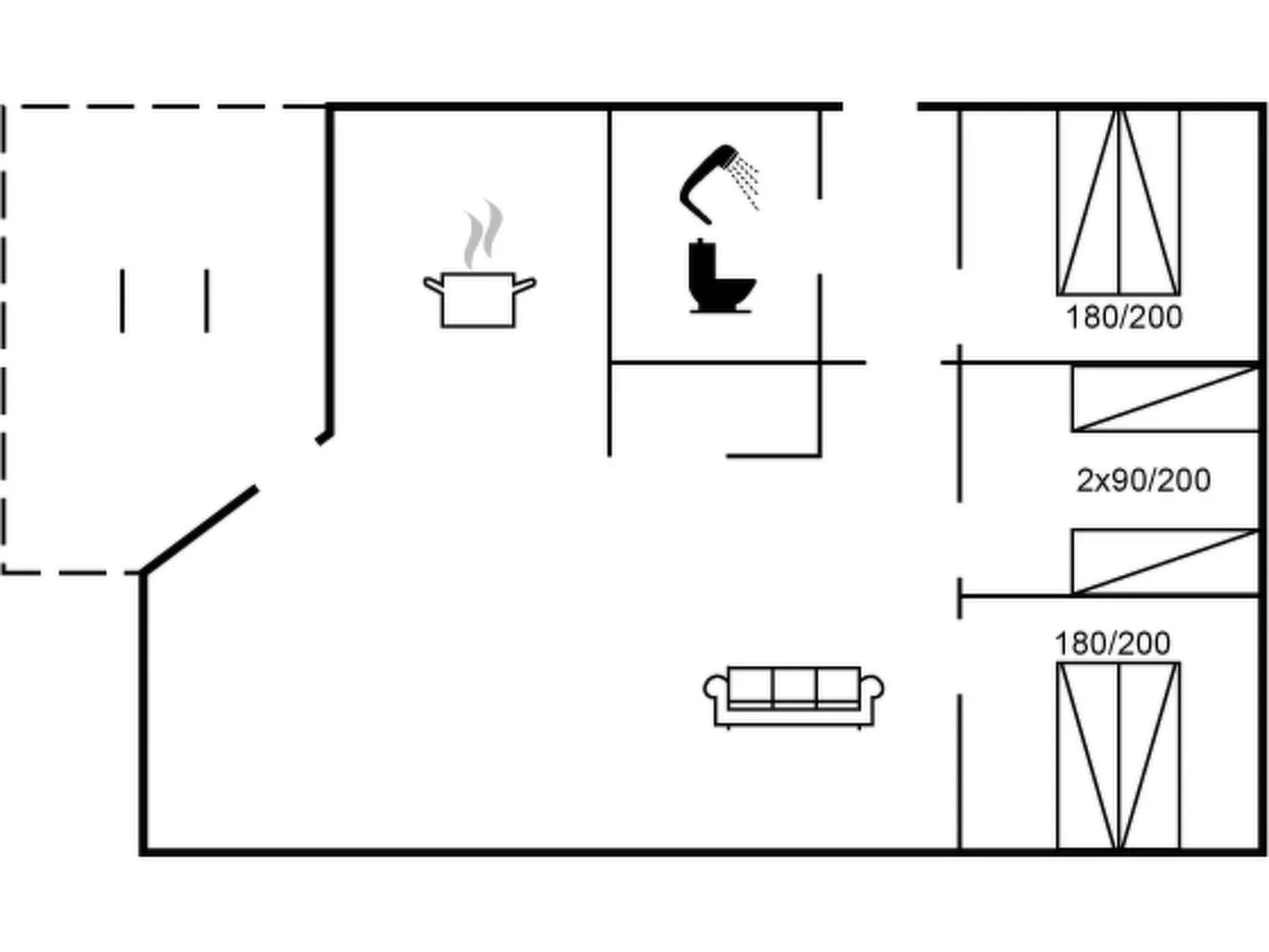 "Enisa" - 800m from the sea-Inside