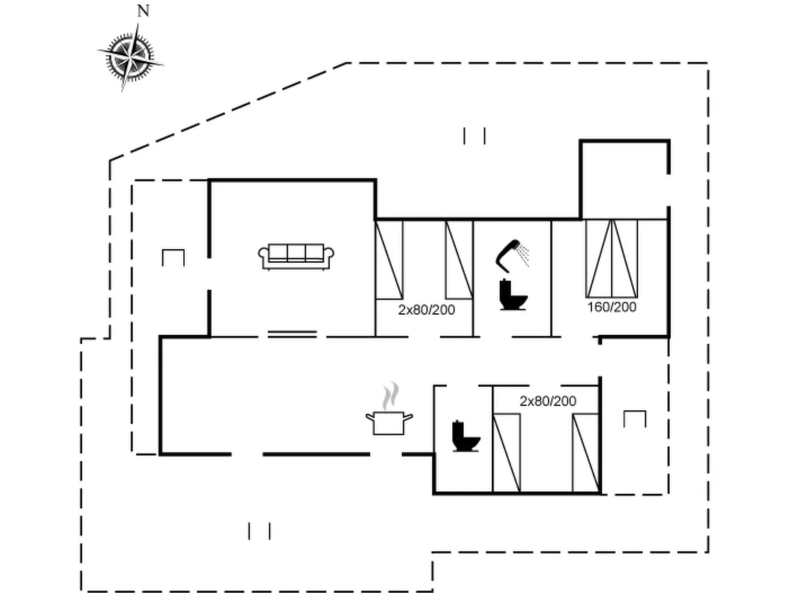 "Eunike" - 220m from the sea-Inside