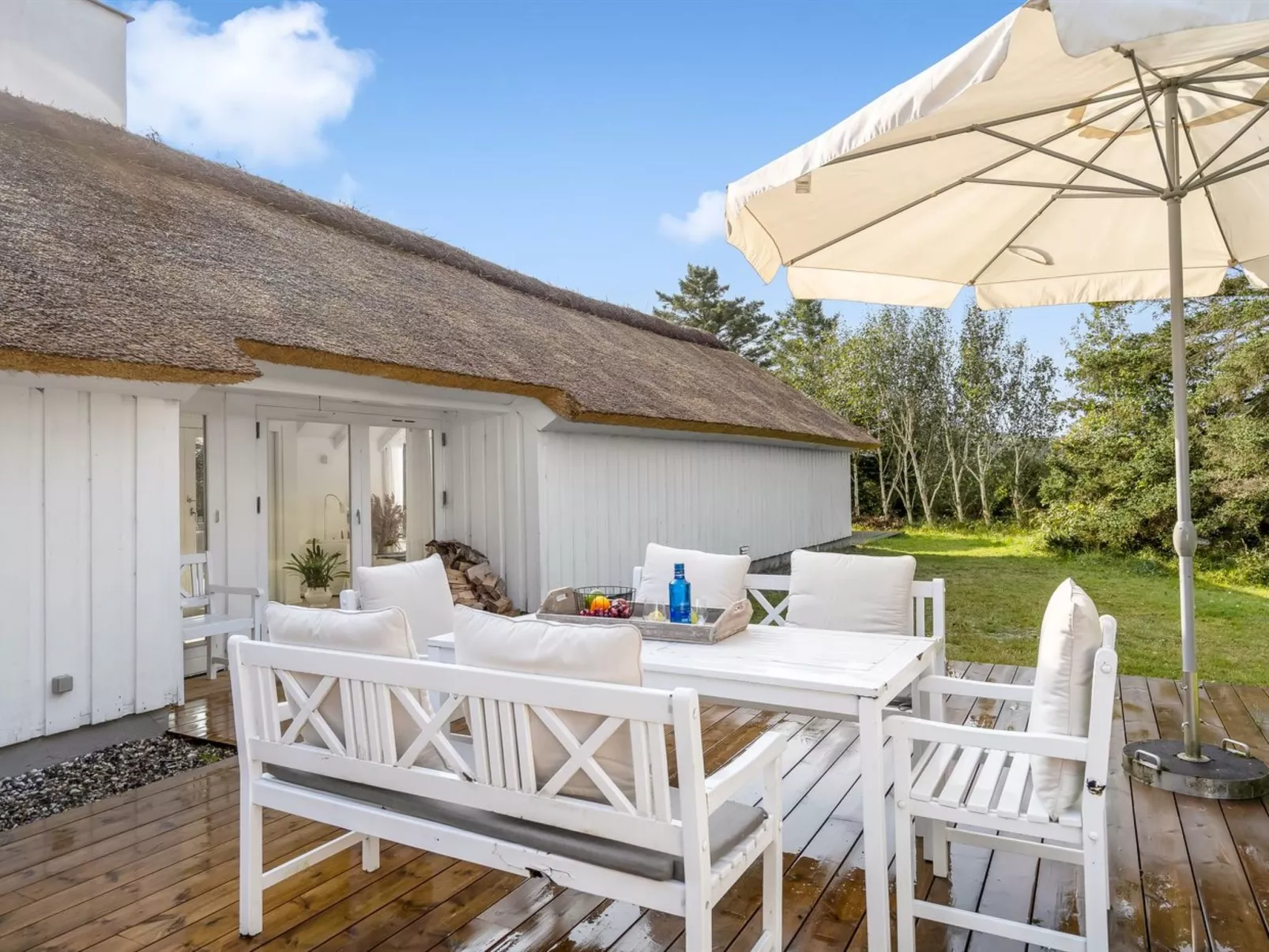 "Verner" - 900m from the sea-Dehors