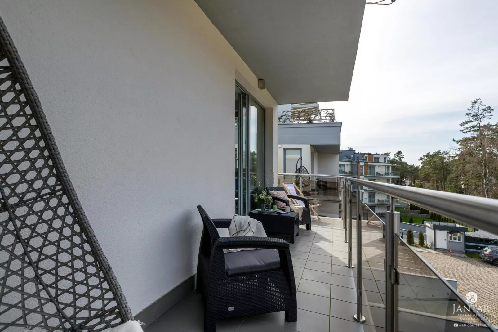 Apartament Grunwaldzka 12c-22 Pobierowo-Terrasse / balcon