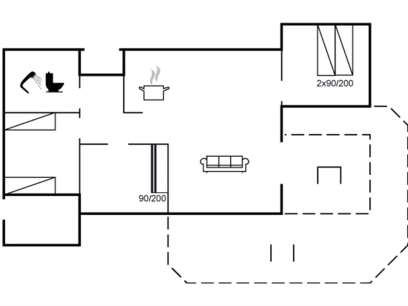 "Mettemarie" - 200m from the sea-Dedans