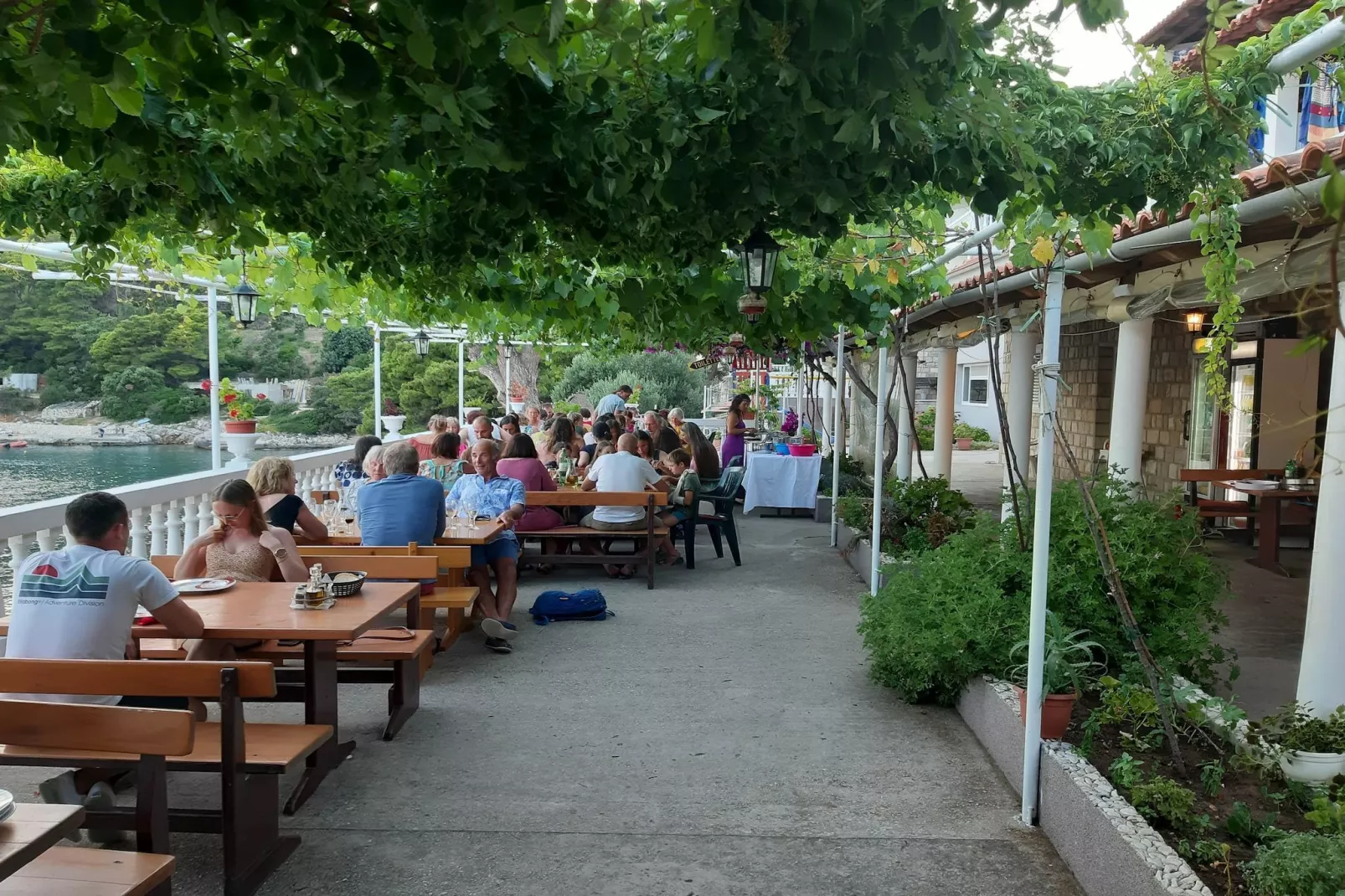 Apartments Franka Saplunara-Triple Room with Terrace and Sea View  No1-Outdoor