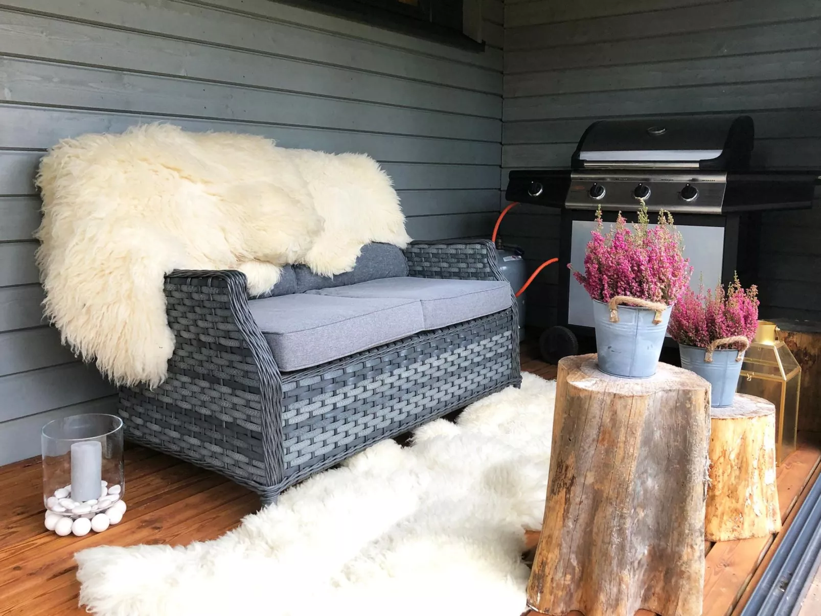 Villa lumimarja-Dedans