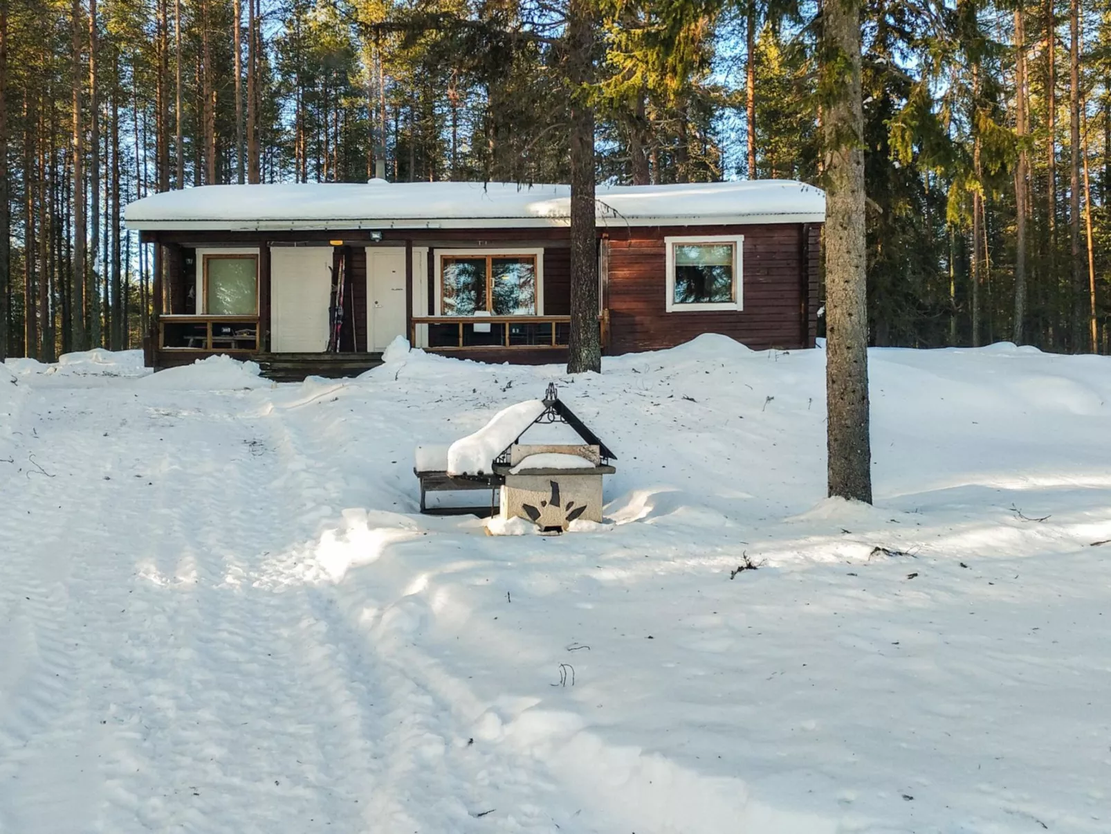 Ylikitkajärvi, kesäkumpu-Dedans